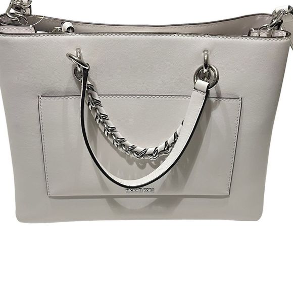 NWT Michael Kors Cece Ribbon Chain Satchel - Picture 4 of 16